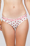 Women's Cheeky Panties - Burgundy Hearts - 4