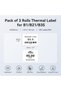 3 Roll Set Labels, 1.6" x 1.2" (40×30 mm) Waterproof Thermal Label - 4
