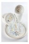 27 Piece Porcelain Dinnerware Set, 1 x 27 cm Dinner Plate, 6 x 20 cm Salad Plates, 6 x 15 cm Saucer Plates, 2 x 26 cm Oval Plates, 2 x 20 cm Oval Plates, 4 x Bowls, 6 xGlass Cups | Dishwashe - 4