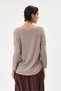 Mink Italian Glittery Foil Low Sleeve Blouse Size 38 - 42 - 4