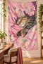 Cat Sleeping among Cherry Blossoms Nature Pattern Stain Resistant Wall Covering Wall Tapestry Tapestry - 3