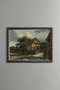 Old Water Mill by the River - Vintage Patterned Painting - Fine Model