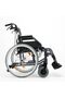20 Inch Lightweight Aluminum Folding Manual Wheelchair, 17kg Portable Mobility Chair, 136kg Capacity, Flip-Up Armrests, Quick-Release Rear Wheels, Swing-Away Legrests, Travel Wheelchair - 2