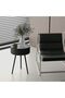 Side Table Round End Table with Storage, Bedroom Nightstand, Modern Small Side Triangle Legs Coffee - 6