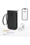 D11 Label Maker Machine with Tape, Portable Bluetooth Thermal Label Printer Wireless Connection Multiple Templates for Home Office Small Business Storage Organizing Rechargeable, Black