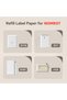 3 Rolls Clear Labels for D11/D110/D101/H1S, Thermal Printer Labels 0.55" x 1.18"(14x30mm), Labels for Logo/Jar Label/Home/Kitchen(Clear) - 6