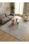 Carpet Rug Woven with Soft Texture |Metro Grid Design - Grey