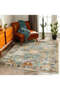 Carpet Rug Anti-Slip- Size- 122 x 183 (4x6 ft) | Color- Blue - 2