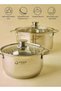 18 Piece Cookware Set - Stainless Steel Pots, Pans, Kitchen - 2
