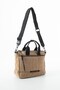 Soft Touch Premium Gummy Fabric, Women's Shoulder Bag - Model: (D&L-14-20A) - 3