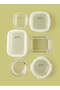 9 Piece Borosilicate Glass Food Container Set - Airtight Lid - 2