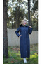 6008 Quilted Coat with Fish Scale Detail - 6