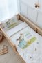Single Duvet Cover and Fitted Sheet Set - Pure Baby Series - Rabbit Playing with Butterfly - 3