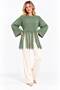 Women's Soft Textured Crew Neck Long Sleeve Tasseled Oversize Knitwear Sweater - 7