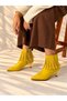 Savanna Sari Suede 5 cm Thin Heel Tassel Detail Women's Boots Botti̇e - 4