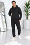 Men's Premium Quality 3-Thread Inner Ribbed Hooded Tracksuit Set