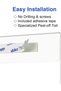 11x14 Acrylic Sign Holder Wall Mount Clear Frame 6 Pack - 4