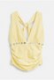 Stripe Detailed Blouse Blz02229 Yellow - 4