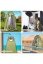 Pop up Portable Foldable Privacy Cloth Camping Toilet Tent Changing Dressing Waterproof Bathroom Dome Tent for Outdoor Picnic - 4