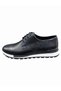 100% Leather Seasonal Men's Shoes Black