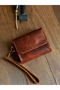 Briddle Wrist Strap Genuine Leather Handcrafted, Hand Stitched, Stylish Women's Wallet.Birthday& Mother's Day&Valentine's Day& Teacher's Day Gift