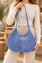 Viona 100% Genuine Leather Stylish, Modern Design Suede Hand and Shoulder Bag with Puppies