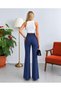 Women's High-Waisted Spanish Flare Women's Pants Imported Double-Faced Fabric That Won'T Fade - 3