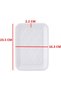 Disposable Rectangle Plastic Plates by 3p Plastic (Rectangular 3) - 4