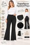 Plus Size Tummy Control Steel Interlock Spanish Leg Flexible Women's Leggings