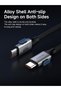 كابل شحن سريع 240 واط، كابل USB-C مرن ونحيف لنقل البيانات بسرعة 480 ميجابت في الثانية، مناسب للآيفون - 6