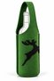 Felt Wine Holder – Deer Patterned Wine Bottle Carrying Bag, Decorative Bottle Holder, Green - 2