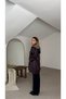 Leather Trench Coat with Shawl Detail - 4