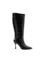 Sopheya Printed and Zipper Detailed Pointed Toe Women's Heeled Boots - 4