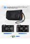 حقيبة كاميرا لكاميرا Canon PowerShot G7 X Mark III II، باللون الأسود - 3