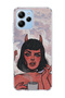 Redmi 12 Compatible Horned Girl Cloud Printed Transparent Phone Case
