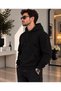 Men's Premium Quality 3 Threaded Kangaroo Pocket Hooded Sweatshirt - 5