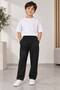 Children's Unisex Comfortable Cut Pants with Elastic Waist