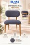Jacquard Fabric Bohemian Pattern Full Cover Apple Model Chair Cover – 2 Pieces (1 Piece)