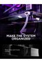 كابل تمديد GPU PSU من Hydrus-8PIN مع إضاءة ARGB، سلك نحاسي لتمديد الطاقة، تصميم مدمج وبسيط. - 5