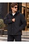 Men's Shoftshell Fabric Water and Wind Resistant Long Coat - 4