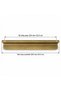Metal Antique Yellow 224 mm 22.4 cm Furniture Kitchen Drawer Cupboard Cabinet Door Handle Handles - 3