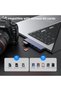 موزع USB، محول USB للكمبيوتر المحمول، قارئ بطاقات ذاكرة فلاش USB 3.0 بفتحتين للكاميرا، موزع USB متعدد المنافذ - 2