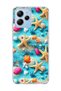 Poco M6 Pro 5g Compatible Starfish Sea Shell Printed Transparent Phone Case