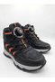 Boy's Mechanism Lace-Up Fur Lined Non-Slip Sole Winter Boots - 4