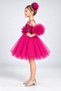 Girl's Tulle Skirted Bow Evening Dress Graduation Dress Ak2620 - 4