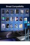 كابل كاربلاي (عبوة من قطعتين) لهاتف آيفون 18، USB A إلى USB C، سلك شحن سريع مضفر - 6