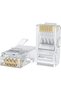 أطراف كات6 RJ45، عبوة من 100 قطعة، موصل كات6، كابل إيثرنت