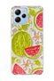 Poco M6 Pro 5g Compatible Watermelon Oil Painting Printed Transparent Phone Case