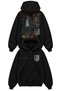 Unisex Oversize Freedom Eren Yeager Back Printed Hooded Zippered Aot Anime Themed Sweatshirt