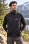 Göktürk Written Unisex Regular Fit Stand Collar Black Softshell Vest with 3 Zipper Pockets - 2
